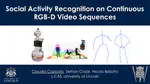 Social Activity Recognition on Continous RGB-D Sequences